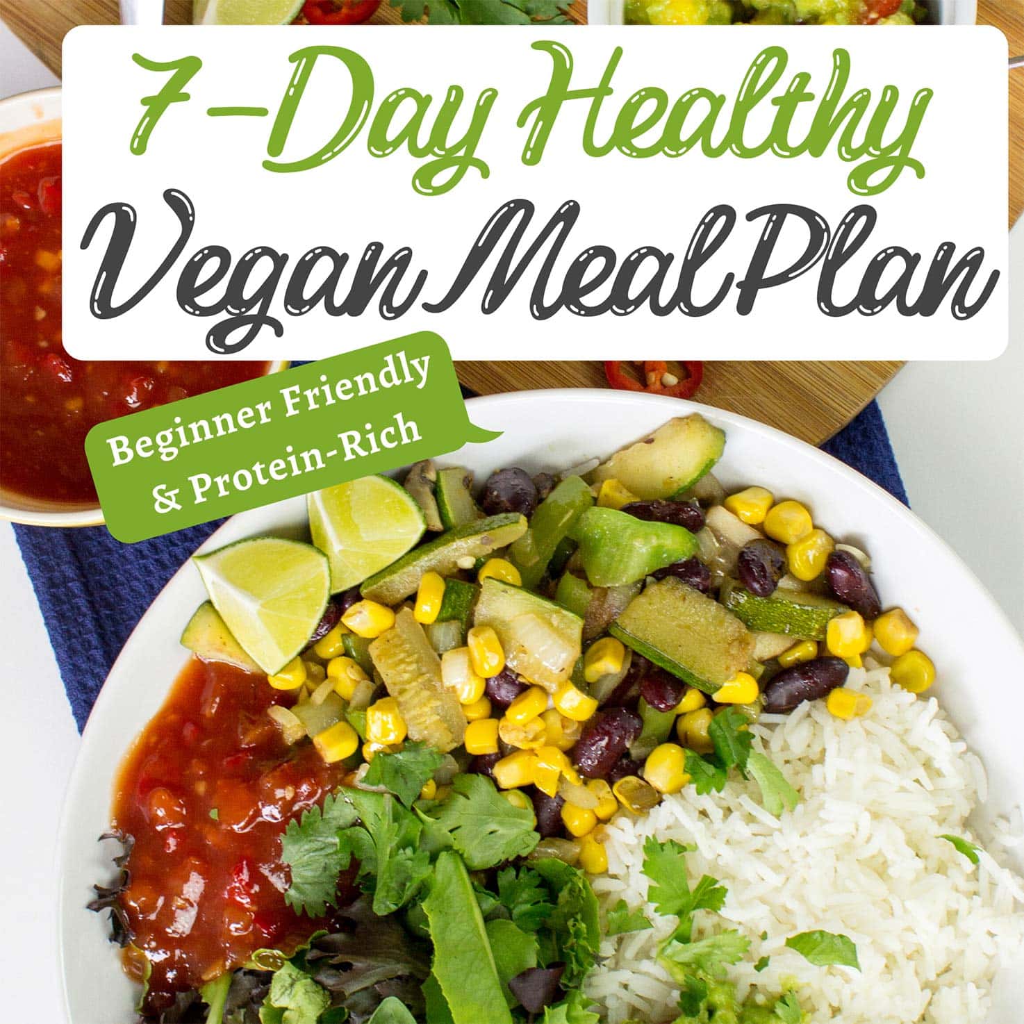 7 Day Vegan Meal Plan | hurrythefoodup.com