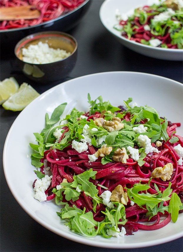 Purple Beetroot Pasta - These Beets are Bangin’ | hurrythefoodup.com