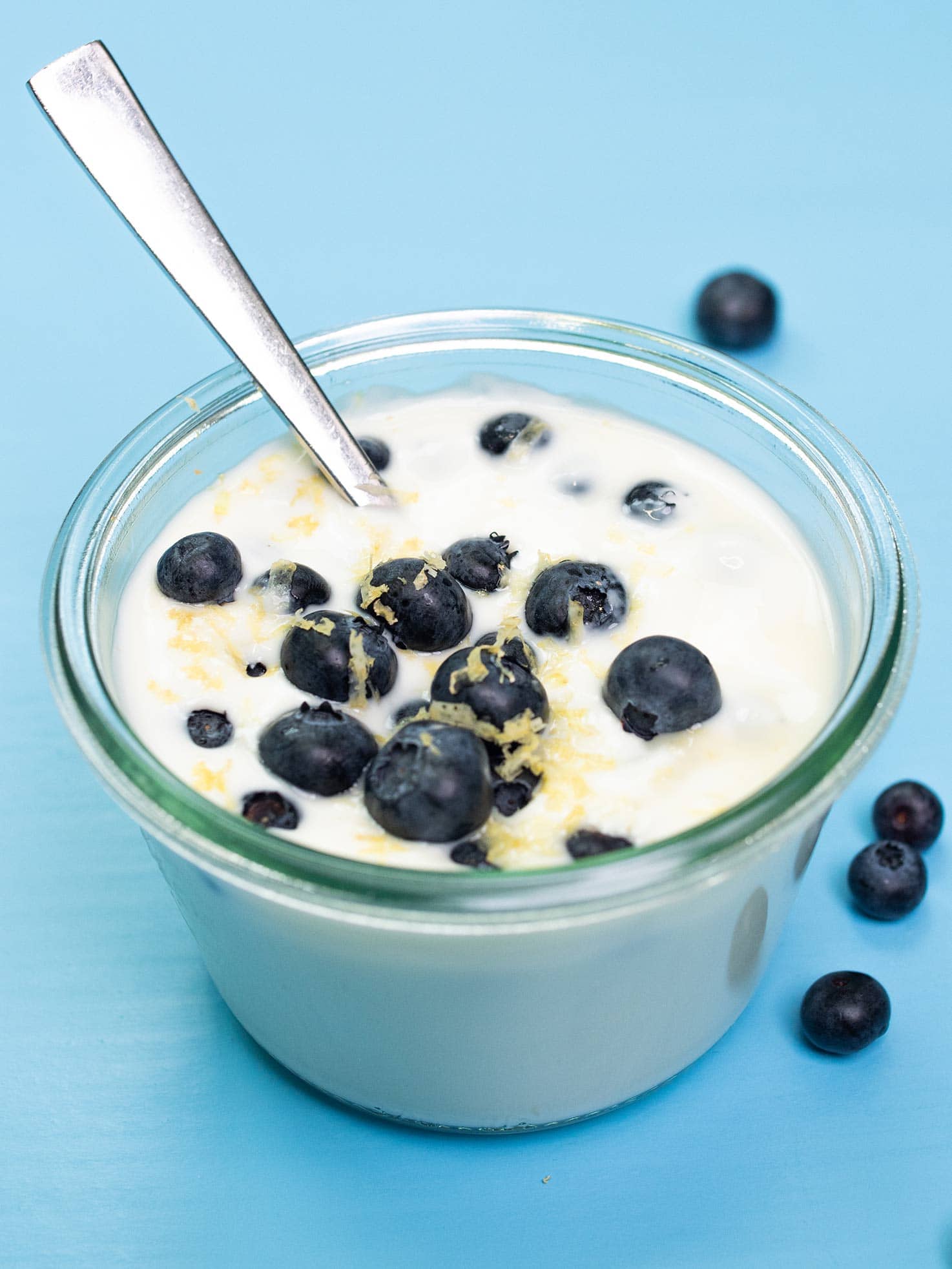 Blueberry Lemon Cheesecake Style Yogurt