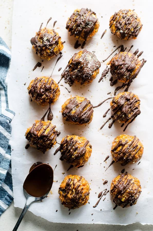 Healthy Carrot Cake Truffles - Low Calorie Desserts under 100 Calories | Hurry The Food Up