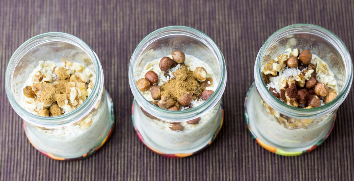 How To Make Overnight Oats in a Jar + 28 Tasty Overnight Oats Recipes #oats #breakfast | hurrythefoodup.com