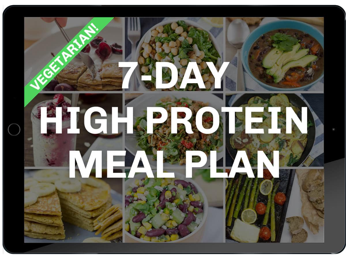 7-Day High Protein Vegetarian Meal Plan | Hurry The Food Up