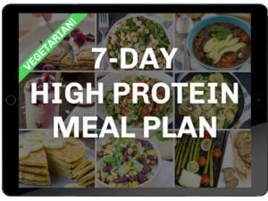 High Protein Vegetarian Meal Plan | hurrythefoodup.com