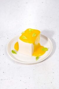 Japanese Silken Tofu with Mango - Silken Tofu Dessert Recipes | Hurry The Food Up