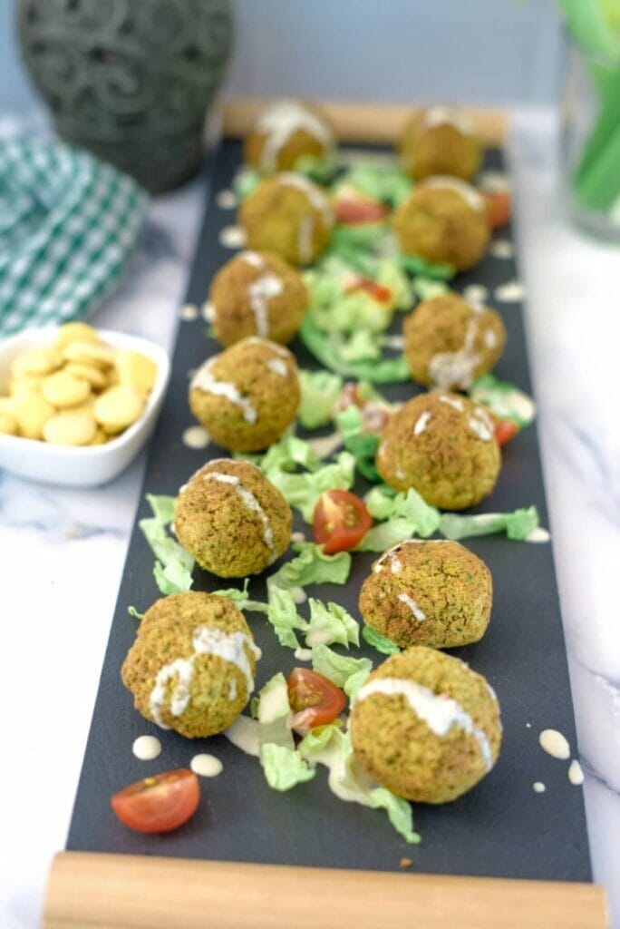 Lupini Bean Keto Falafel - Low Carb Vegetarian Recipes | Hurry The Food Up