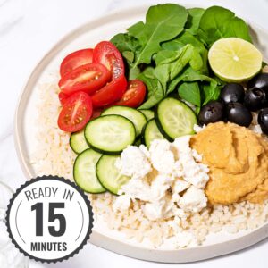 Mediterranean Rice Bowl featured image | Hurry The Food Up