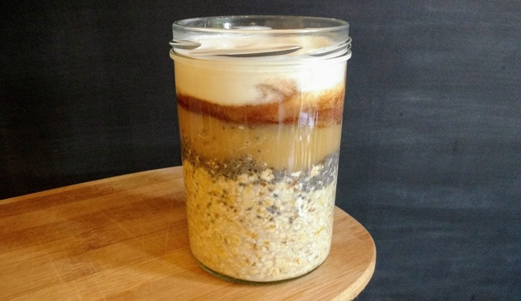 Apple Inc. Overnight Oats | hurrythefoodup.com