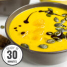 Pumpkin and Carrot Soup - stand out from the crowd | hurrythefoodup.com