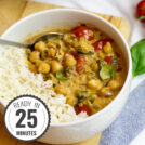 Vegan Chickpea Curry - An awesome animal friendly take on the insanely popular dish. And you know what? It rocks! | hurrythefoodup.com