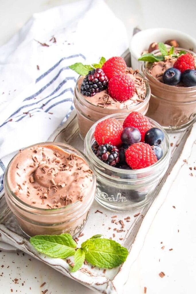 Vegan Chocolate Pudding - Low Calorie Desserts under 100 Calories | Hurry The Food Up