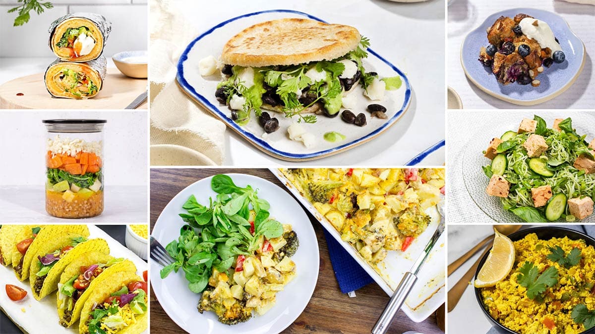 Vegetarian Meal Plan Pack for Beginners – Week 2 | Hurry The Food Up