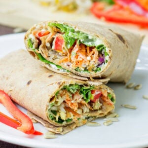 Vegetarian Wraps: Super Tasty | Hurry The Food Up