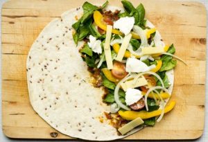 Easy Veggie Quesadillas with a Melted Mozzarella and Cheddar Combo #veggie #quesadilla | hurrythefoodup.com