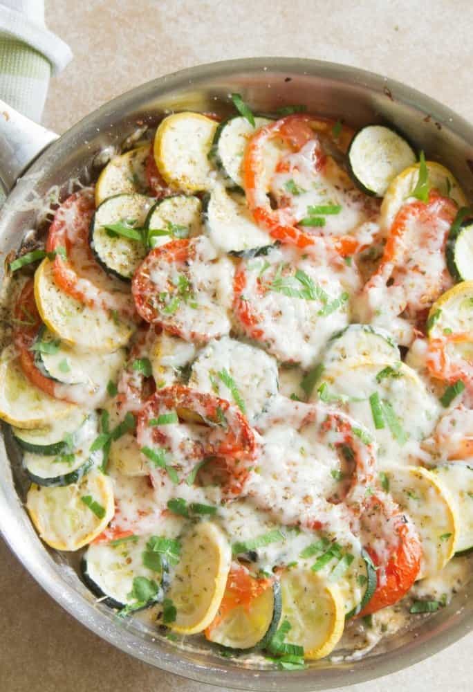 Zucchini Tomato Eggplant Bake – Vegetarian Low Carb Recipes | Hurry The Food Up