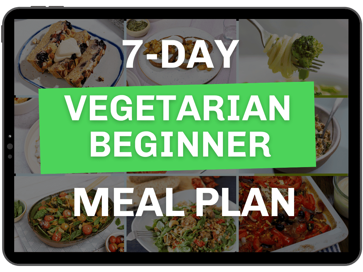 free 7 day vegetarian beginner meal plan