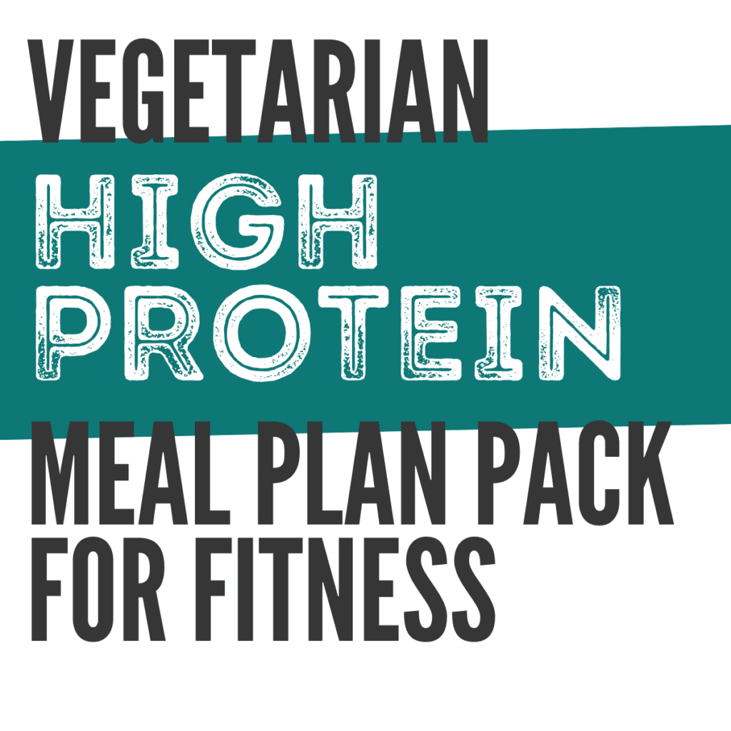 vegetarian high protein meal plan pack for fitness